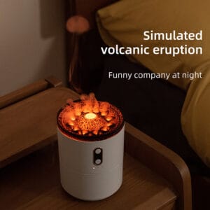 Volcanic flame diffuser