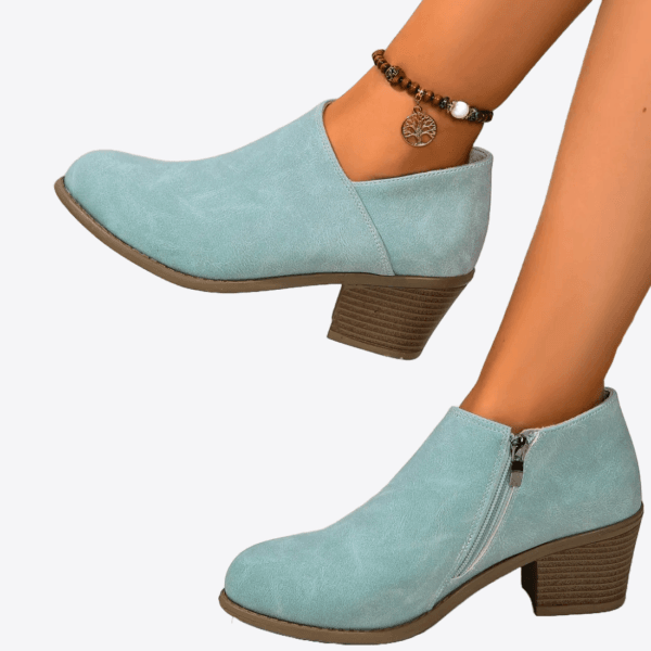 Chunky heel boots