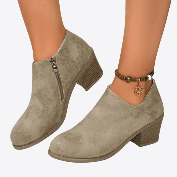 Chunky heel boots