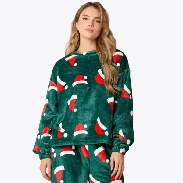 Women's Christmas Hat Pajamas