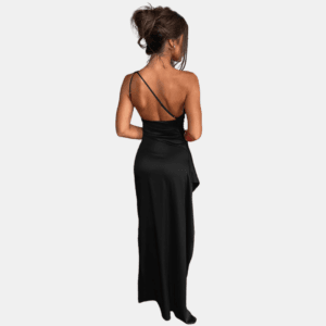 Dresses-One shoulder dress